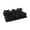 Black, variant on TIELUTT 6 Cavity DIY Silicone Round Chocolate Cake Square Scented Small Foil Pans 3 Baking Kits for Adults Small round Baking Pans Toaster Oven 9x13 Pan Candy compatible with Machine Candy Bulk Choco