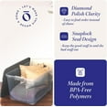 thumbnail image 3 of 2-Pack Secure Latch, Clear Plastic Storage Organizer Bins, 64 Quart, Gray Lid - Heavy-Duty Container Boxes with Lids for Home, Office, and Garage, 3 of 9
