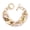 Brown, variant on Two Tone Handchain Candy Color Resin Bangle Fashion Bracelet Jewelry for Women