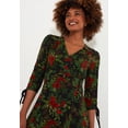 thumbnail image 3 of Joe Browns Women's Plus Size Stretch Knit Faux Wrap Midi Dress, 3 of 6
