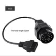 thumbnail image 1 of 20 Pin to 16 Pin OBD2 Adapter Cable, Connect Scanner Tools with OBD2 Interface on 20 Pin Socket Car, 1 of 8