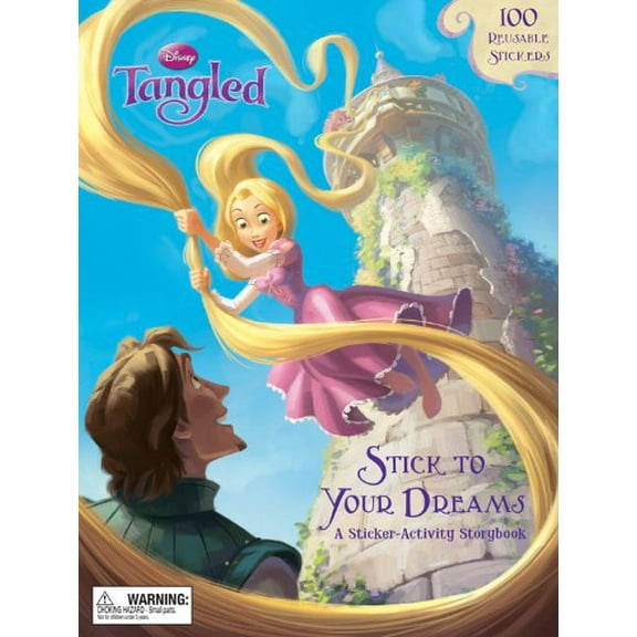Pre-Owned Tangled: Stick to Your Dreams: A Sticker-Activity Storybook (Sticker-Activity Storybook, A) (Hardcover) 1423128729 9781423128724