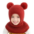 thumbnail image 1 of Sombrero de invierno con bufanda Sonducket Vino rojo, 1 of 6