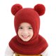 thumbnail image 1 of Sombrero de invierno con bufanda Sonducket Vino rojo, 1 of 6