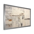thumbnail image 5 of Designart "Close-Up Of The Beige Barn Door" Barn Picture Framed Wall Art Prints, 5 of 5