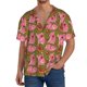 thumbnail image 1 of Balery Cartoon Pigs Camisa Casual de Manga Corta con Botones para Hombre, Texturizada, Estilo Cubano, para Playa, Verano-3X-Large, 1 of 5