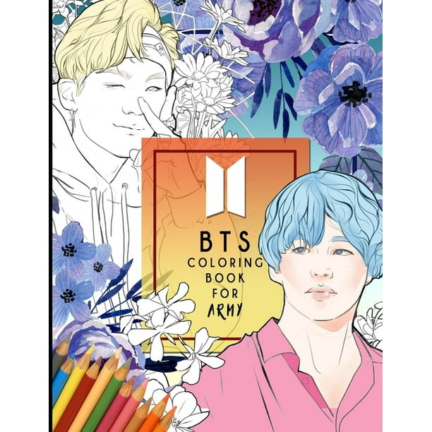 Download Bts Colorinng Book For Army Beautifully Hand Drawn Kpop Coloring Pages Of Bts For Relaxation Stress Relief And Creative Expression Paperback Walmart Com Walmart Com