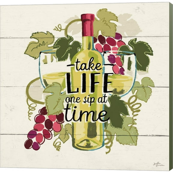 Wine and Friends VII by Janelle Penner, Canvas Wall Art