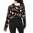 thumbnail image 4 of Suhoaziia Graphic Cropped Hoodies Y2K Workout Hooded Sweatshirt Comfort Rooster Blouse Tops Outfit Active Outdoor Outwear Preppy Hem Hoodies 4XL Comfortable Pullover Hoodie, 4 of 6