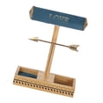 thumbnail image 4 of Soporte organizador de joyas, organizador de collares, soporte para pendientes, Base de madera, elegante estante de almacenamiento de joyas de mesa, 4 of 7