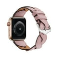 thumbnail image 5 of Allytechgroup Watch Band Compatible with Apple Watch Band 41mm 40mm 38mm iWatch Series 9/8/SE/7/6/5/4/3/2/1, Braid Stylish Design Wrist Band for Women, Pink, 5 of 7