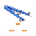 thumbnail image 3 of Uxcell 8pack 1.5 x 12~25mm Watch Spring Bar Plier Tool Kit, Stainless Steel Pins, Blue, 3 of 7