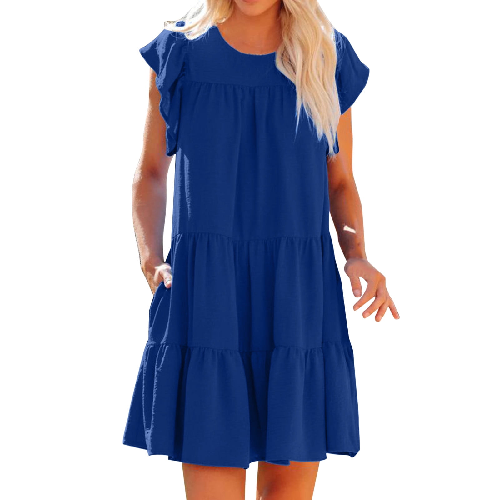 ZIZOCWA Double Layer Bar Dress Petite Maxi Dress For Short Women Women ...