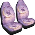 thumbnail image 3 of XYZCANDO Car Seat Covers Butterfly and Moon Pattern 2 Piece Car Front Seat Covers Waterproof SUV Auto Truck Washable Auto Accessories Car Front Seat Cover Set, 3 of 10