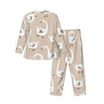 thumbnail image 2 of Kll White Goose Sleepwear Mens Flannel Pajamas,Long Cotton Pj Set, 2 of 9