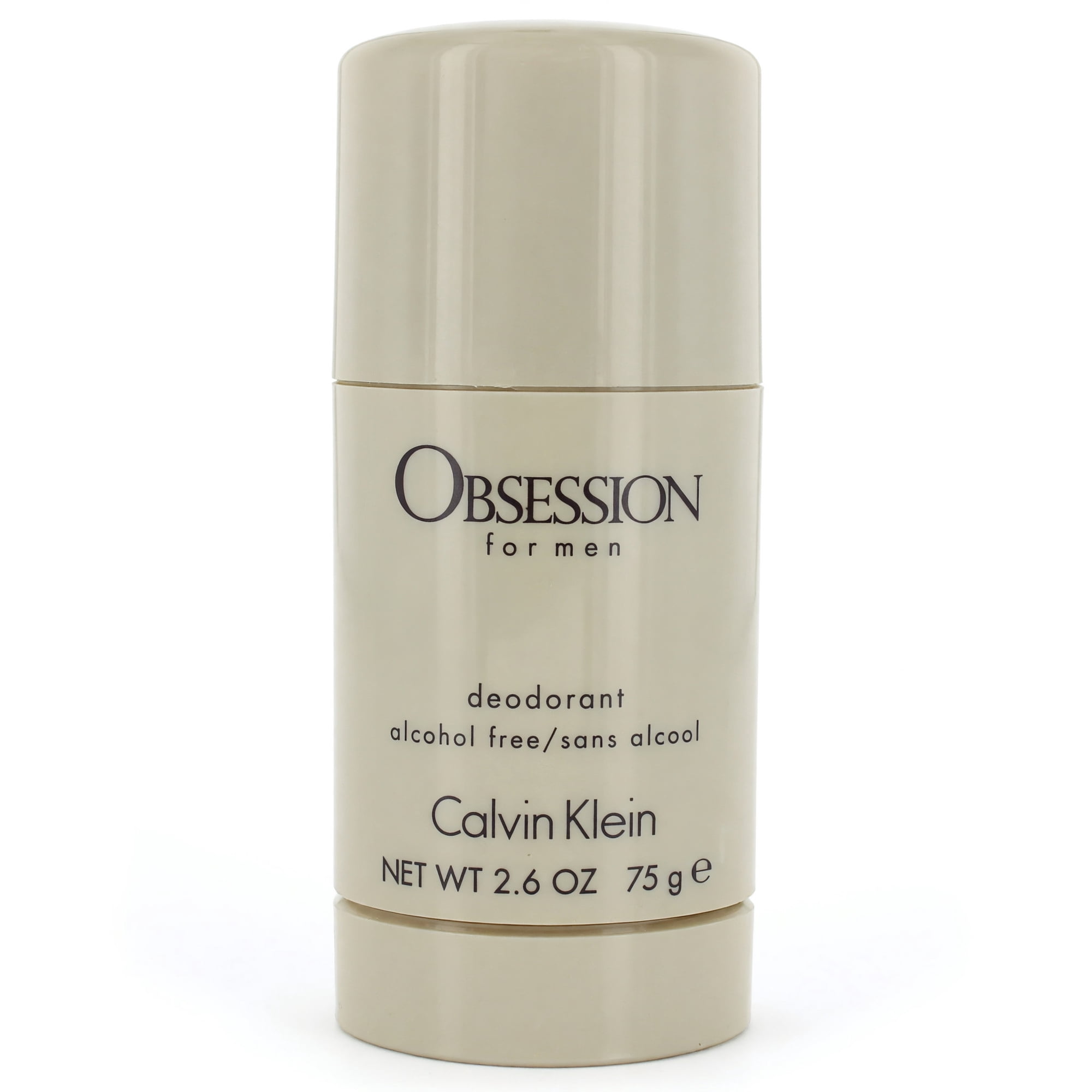 Calvin Klein Obsession Alcohol Free Deodorant Stick for Men 2.6 Oz