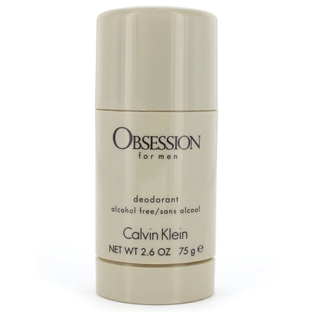 Calvin Klein Obsession Alcohol Free Deodorant Stick for Men 2.6 Oz