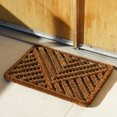 thumbnail image 3 of Rubber-Cal Polygon All Weather Scraper Decorative Coconut Coir Brush Mat - 30 x 18 x 1 in., 3 of 4