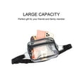 thumbnail image 3 of BadPiggies Clear Fanny Pack for Women Men, Stadium Approved Waist Pack with Adjustable Strap for Travel Concerts Sporting Event, 3 of 7