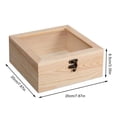 thumbnail image 5 of Lockable Decorative Wooden Storage Box Craft Souvenir DIY Organizer Removable Tray Dividers Gift Storage Container, 5 of 7