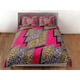 thumbnail image 3 of Juego de Cama Geométrico Africano Rosa Funda Nórdica, Ropa de Cama Boho Africana Étnica, 3 of 4