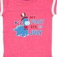 thumbnail image 4 of Inktastic My First 4th of July with Dinosaur Boys or Girls Baby Bodysuit, 4 of 5