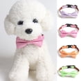 thumbnail image 2 of Universal Dog Collar - Comfortable Bowknot Pet Collar with Shiny Fabric for Puppy Elegance, 2 of 8