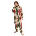 thumbnail image 5 of Vzayyk 4T-14Y Size Aviliable Cozy One-Piece Footless Sleeper Pajama Dark Cream Light Beige, 5 of 8
