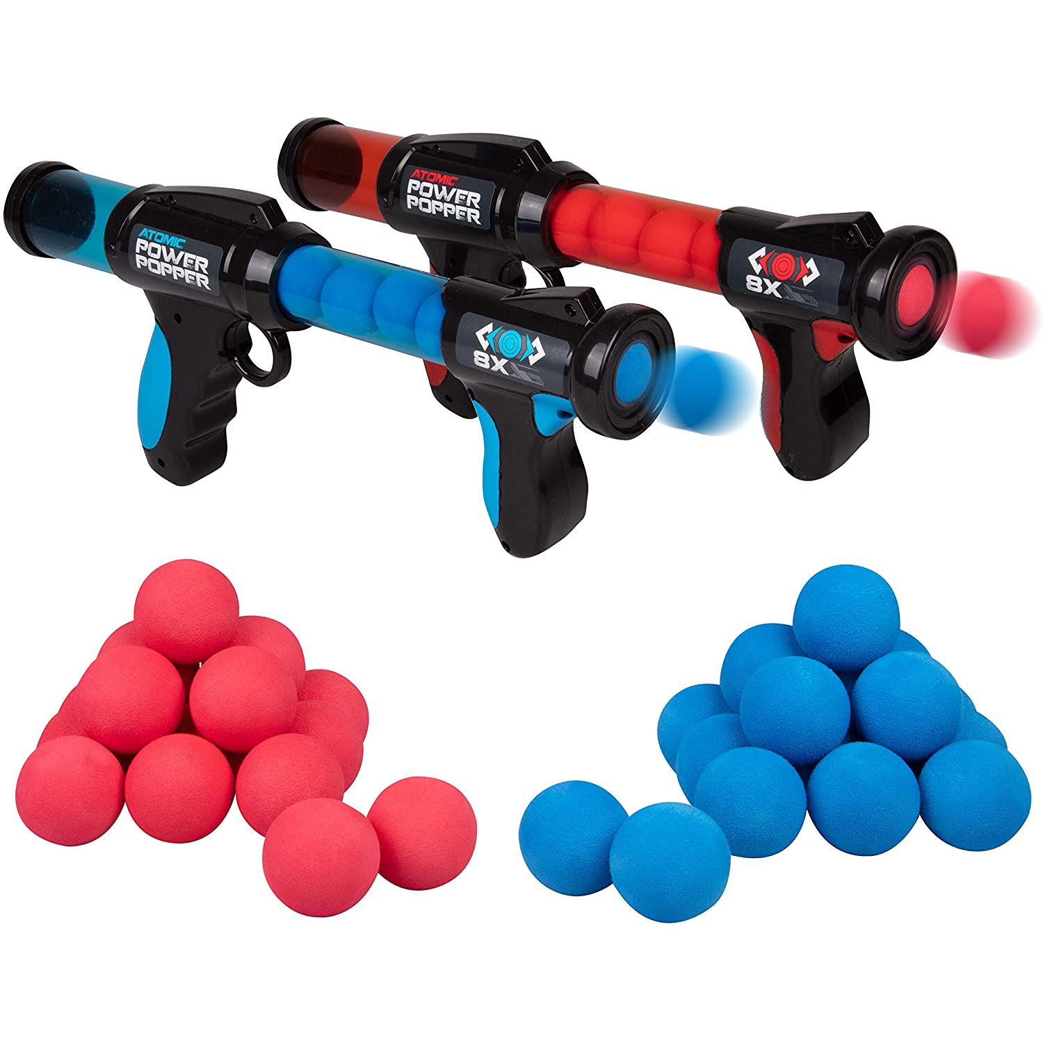 超大特価 輸入品 未使用 Hog Wild Atomic Power Popper 6x ラピッドファイヤーフォームボールブラスターガン フォームボール6個まで射撃 4 感謝価格 Kaartikgor Com