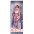 thumbnail image 1 of Barbie Looks Doll, Collectible No. 22 with Pixie Cut & Modern Y2K Fashion, Sequined Pink Halter Jumpsuit with Silver Heels, 1 of 5