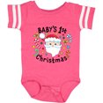 thumbnail image 3 of Inktastic Baby's 1st Christmas Santa with Candy Canes Boys or Girls Baby Bodysuit, 3 of 5