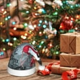 thumbnail image 6 of Balery Flamingo On The Jungle Pattern Santa Hat Christmas Hat Funny Christmas Hat Christmas Knitted Beanie Hat For Kids, 6 of 6