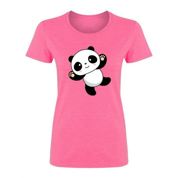 Cartoon Panda Design Shaped Tee Women's -Image by Shutterstock
