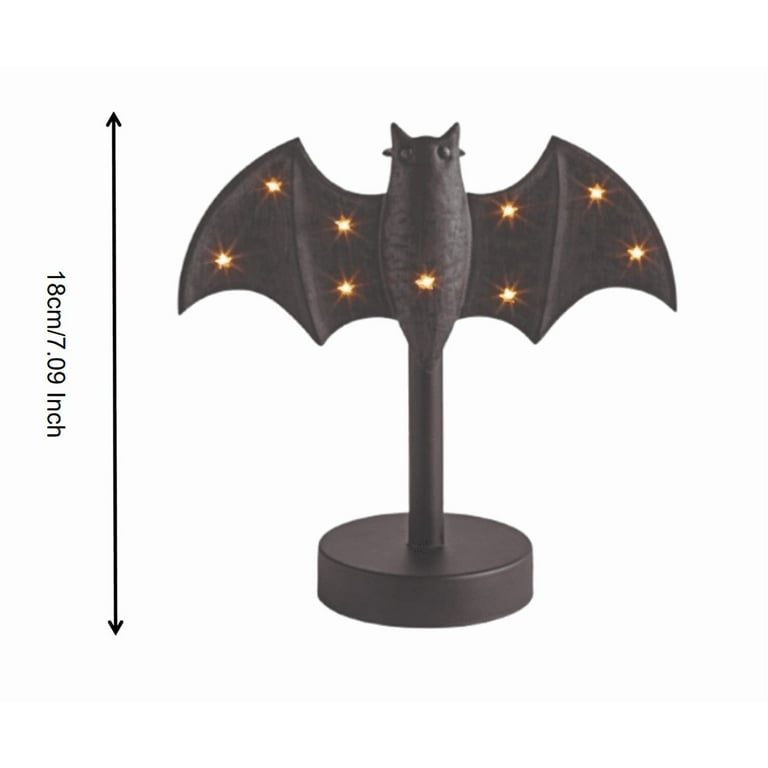 2025 New Halloween Black Bat Candlestick Holders Gothic Bat