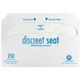 thumbnail image 2 of Hospeco Discreet Seat DS-1000 Biodegradable Half-Fold Toilet Seat Covers, Self-Disposing, 1 Pack, 2 of 2