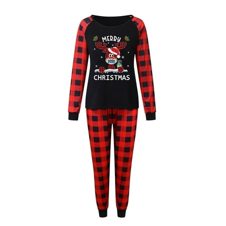 

Gupgi Family Christmas Pjs Matching Sets Long Sleeve T-Shirt Pants