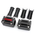thumbnail image 3 of Protection de Cadre de Moteur de Moto 22/25/28mm 2x Protection de Pare-Chocs Décor Blocage de Crash Pads Rouges, 3 of 10