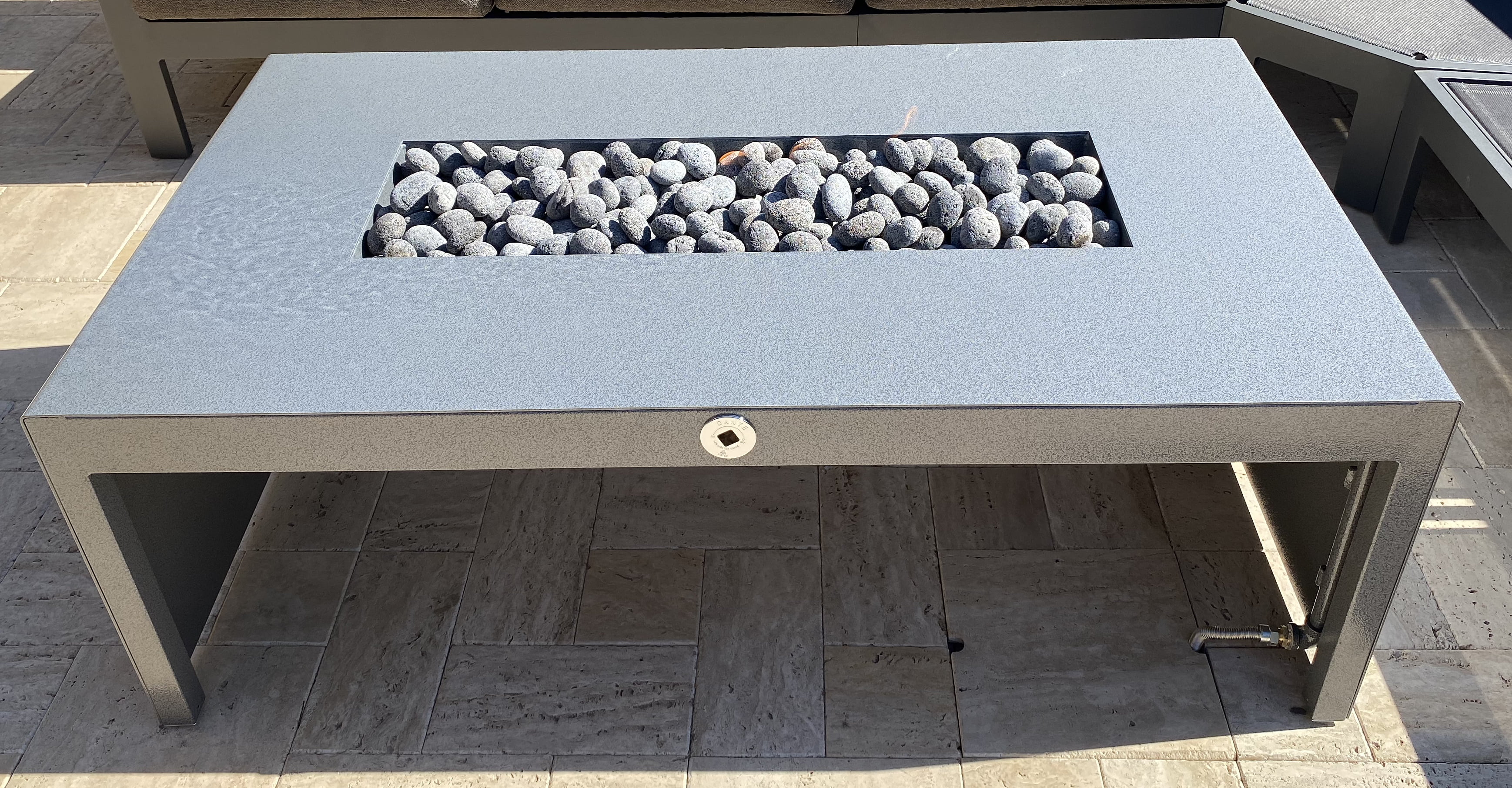 10 lbs Large Rounded 2-4in Lava Rock Stone For Fire Pit by Element Fire Glass Smooth Lava Stone