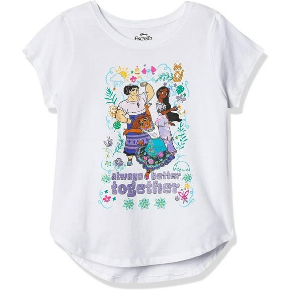 Disney Girls' Encanto Mirabel, Isabela, Luisa Better Together T-Shirt