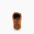 thumbnail image 4 of Minnetonka Women's Kilty Suede Hardsole Moccasins Brown, 8 W US, 4 of 7
