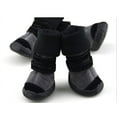 thumbnail image 3 of 4Pcs Waterproof Pet Dog Boots, Anti-Slip Waterproof Winter Warm PU Dog Shoes, Suitable for Small Medium Large Dog, 3 of 8