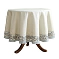 thumbnail image 1 of MANTEL ISAENNE Vintage de Lino Diseñador diámetro 140 cm, 1 of 7