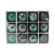 thumbnail image 5 of Bolas de Navidad Bolas galvanizadas pintadas Decoración de fiesta para Año Nuevo (Verde) JShteea Libre de BPA, 5 of 6