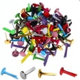 thumbnail image 3 of Luzkey 200 Pieces Mini Metal Brads Paper Fasteners for Scrapbook DIY Project Crafts, 3 of 8
