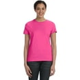 thumbnail image 2 of Hanes Womens Nano-T T-shirt, S, Wow Pink, 2 of 7