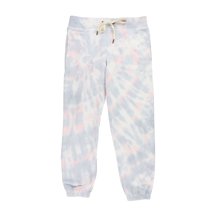 n:philanthropy Womens Night Tie-Dye Casual Jogger Pants, White, Small