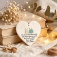 thumbnail image 5 of WWV Meaningful Gift Sea Glass Heart Ornament Friendship Gift Acrylic Hanging Keepsake with Quote for Best Friend Sister Birthday Christmas Home Decor, 5 of 6
