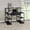 Black, variant on Black and White Recording Studio Desk with Drawer for Neatly Stowing Cables and Accessories