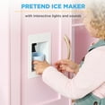 thumbnail image 6 of Best Choice Products Pretend Play Corner Kitchen, Interactive Wooden Kids Set w/ Lights & Sounds - Bevel Pink, 6 of 10