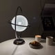 thumbnail image 4 of Lámpara de mesa con modelado de planetas, lámpara de noche, luz de estudio, lámpara decorativa de cristal giratoria Saturno, regulable, 4 of 5